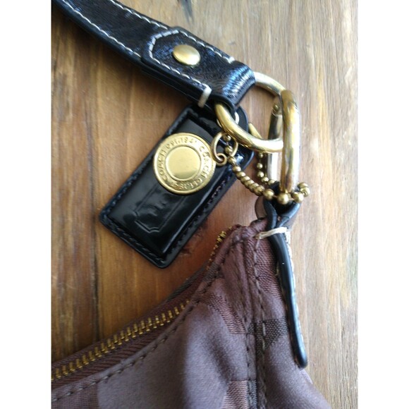 Coach Designer Logo Shoulder Slouch Hobo Bag  H1294-F20042 Soho Retro 90s Hipstr - Picture 3 of 10
